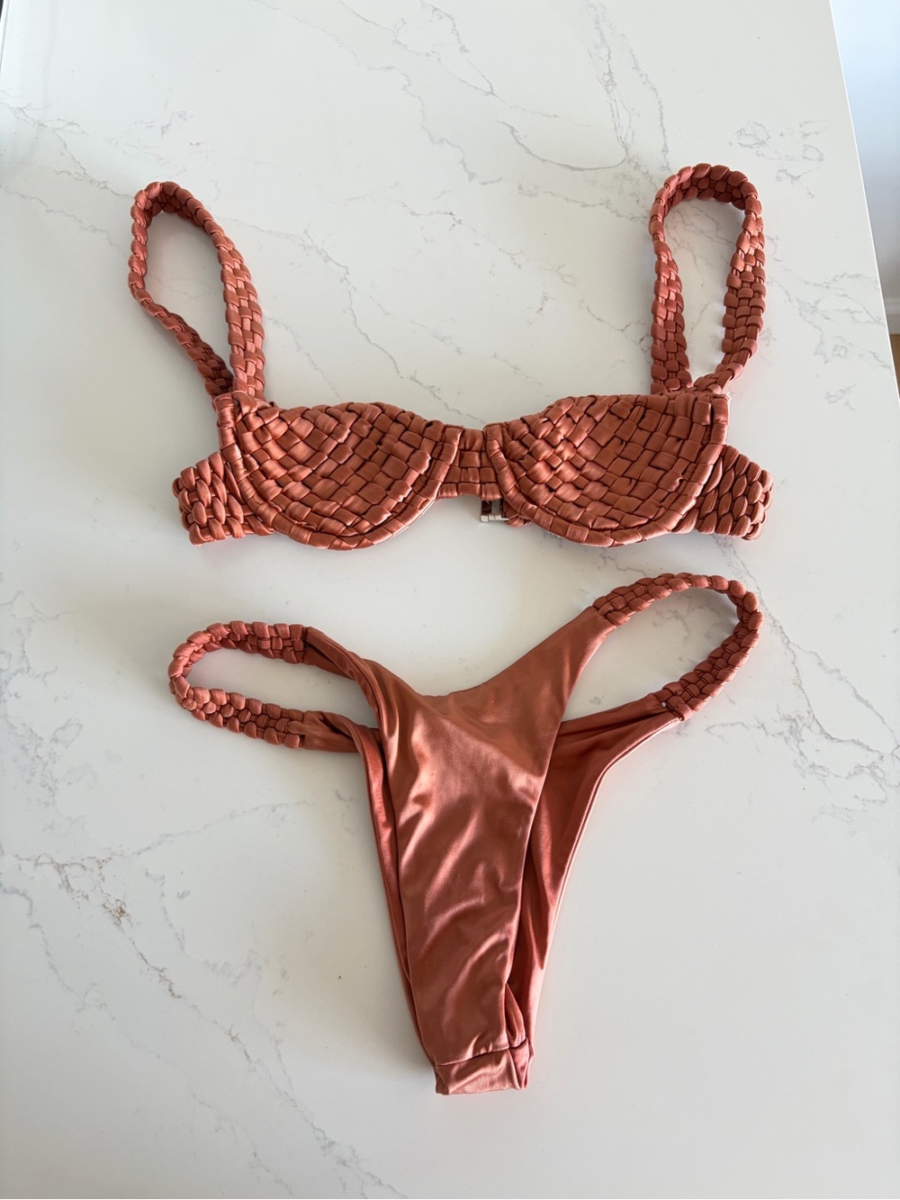 ISA BOULDER braided bikini